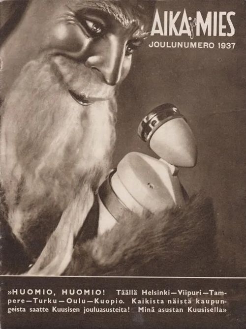 Aika ja Mies - Joulunumero 1937 | Antikvaarinen kirjahuone Libris | Osta Antikvaarista - Kirjakauppa verkossa