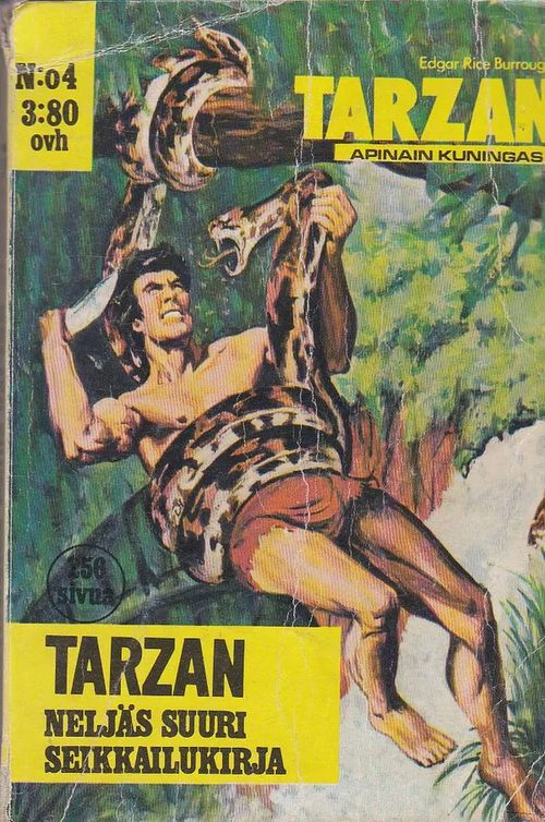 Tarzan - Neljäs suuri seikkailukirja - Burroughs Edgar Rice | Antikvaarinen kirjahuone Libris | Osta Antikvaarista - Kirjakauppa verkossa