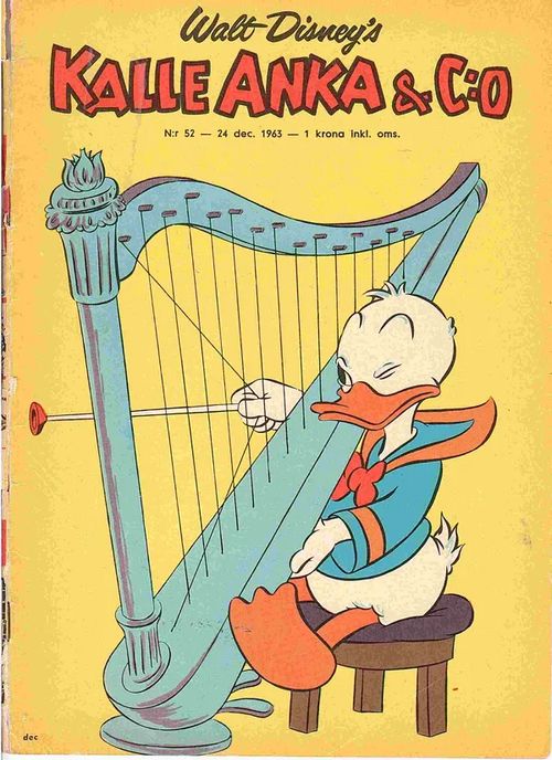 Kalle Anka N:r 52 - 24. december 1963 - Disney Walt | Antikvaarinen kirjahuone Libris | Osta Antikvaarista - Kirjakauppa verkossa