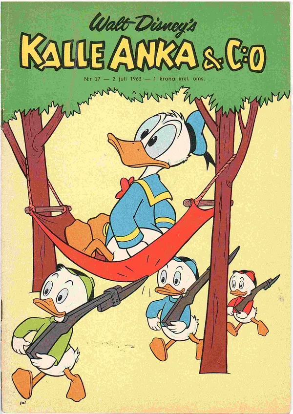 Kalle Anka N:r 27 - 2. juli 1963 - Disney Walt | Antikvaarinen kirjahuone Libris | Osta Antikvaarista - Kirjakauppa verkossa