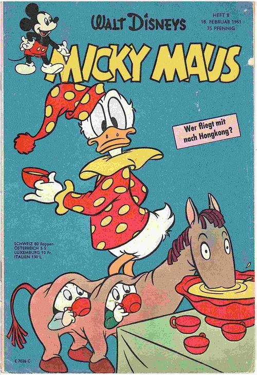 Micky Maus - Heft 8 - 18. Februar 1961 - Disney Walt | Antikvaarinen kirjahuone Libris | Osta Antikvaarista - Kirjakauppa verkossa