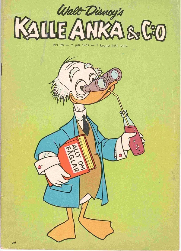 Kalle Anka N:r 29 - 9. juli 1963: Disney Walt | Antikvaarinen kirjahuone Libris