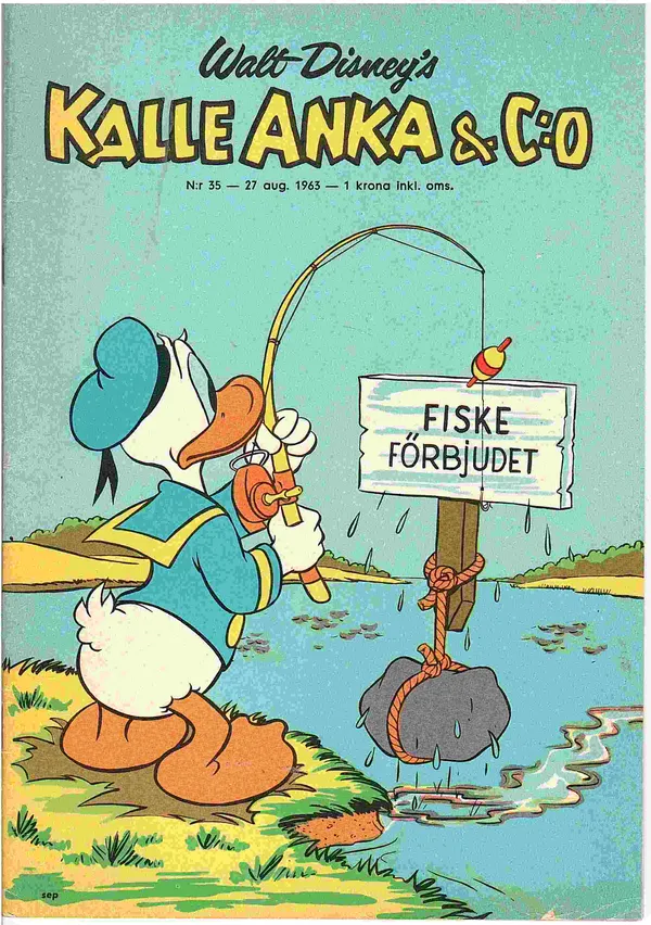 Kalle Anka N:r 35 - 27. augusti 1963 - Disney Walt | Antikvaarinen kirjahuone Libris | Osta Antikvaarista - Kirjakauppa verkossa