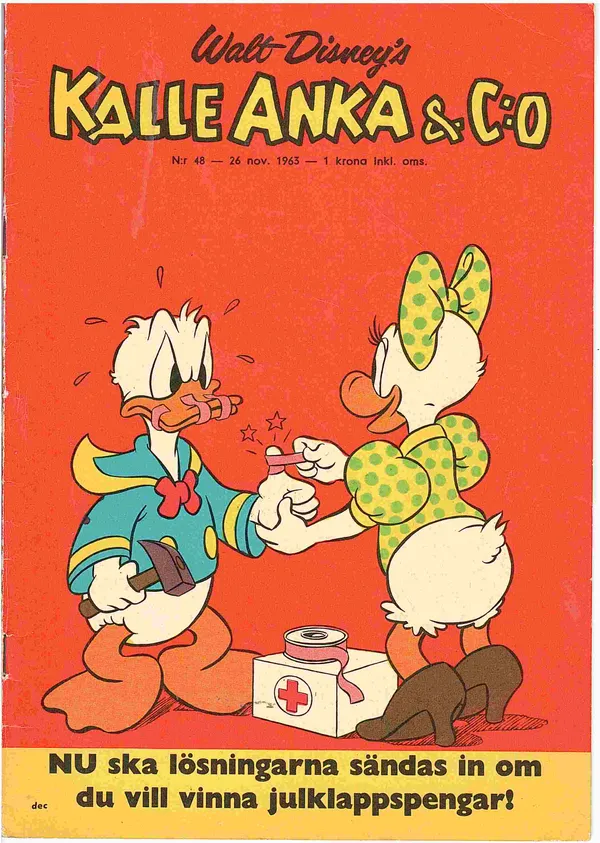 Kalle Anka N:r 48 - 26. november 1963 - Disney Walt | Antikvaarinen kirjahuone Libris | Osta Antikvaarista - Kirjakauppa verkossa