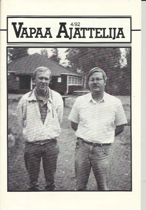 Vapaa ajattelija nro 4 / 1992 | Iki-pop | Osta Antikvaarista - Kirjakauppa verkossa