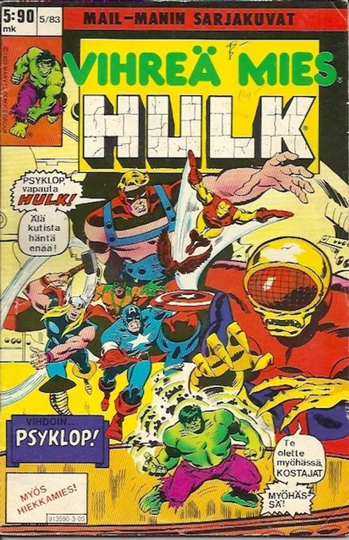 Hulk 5/1983 | Iki-pop | Osta Antikvaarista - Kirjakauppa verkossa