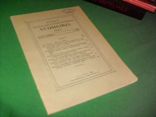 Suomen Suoviljelysyhdistyksen vuosikirja 1928. 2.vihko | Antikvaari Portaan Peikko | Osta Antikvaarista - Kirjakauppa verkossa