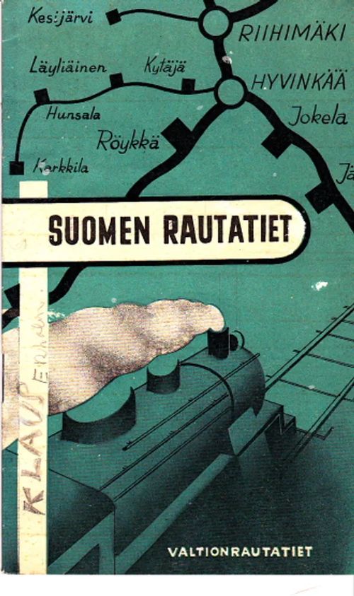 Suomen rautatiet | Antikvaarinen Kirjakauppa Johannes | Osta Antikvaarista - Kirjakauppa verkossa