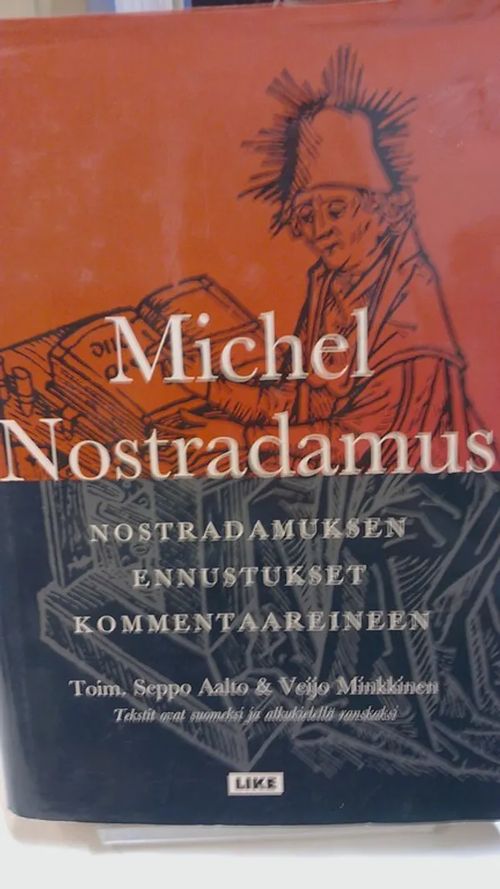 Michael Nostradamus - Nostradamuksen ennustukset kommentaareineen - Toim. Aalto & Minkkinen | Antikvariaatti Oulun Ale-Kirja Ky | Osta Antikvaarista - Kirjakauppa verkossa