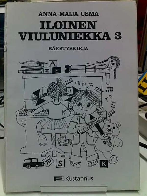 Iloinen viuluniekka 3 - Säestyskirja - Usma Anna-Maija | Antikvariaatti Oulun Ale-Kirja Ky | Osta Antikvaarista - Kirjakauppa verkossa