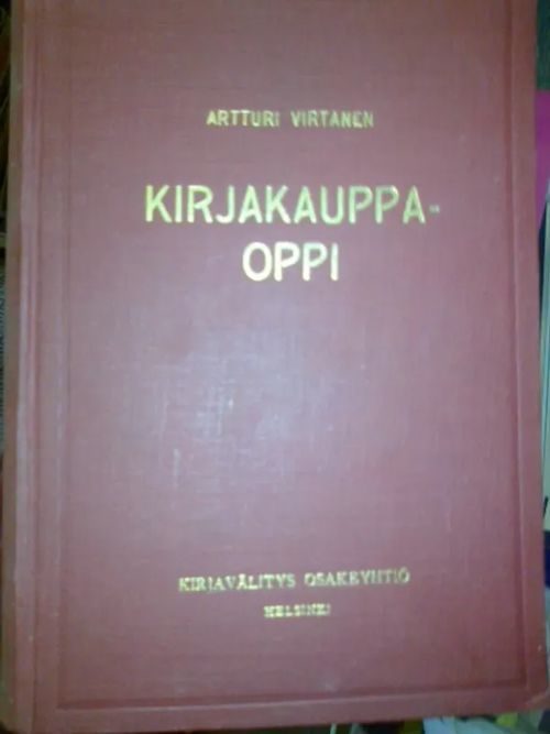 Kirjakauppaoppi (ex libris Viljo Kalervo Purasmaa) - Virtanen Artturi | Divari Kaleva | Osta Antikvaarista - Kirjakauppa verkossa