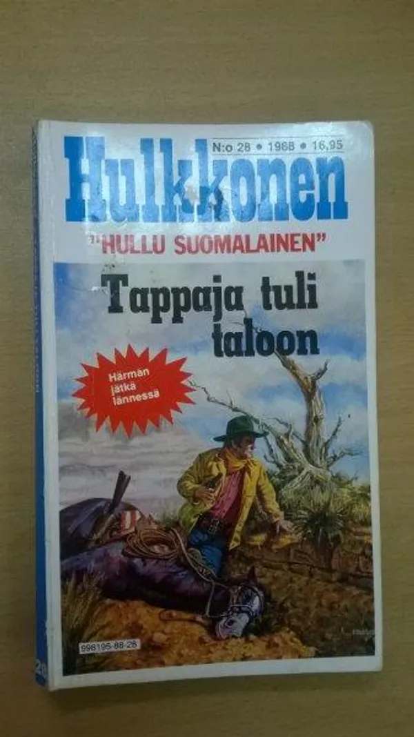 Hulkkonen - Tappaja tuli taloon | Divari Kaleva | Osta Antikvaarista - Kirjakauppa verkossa