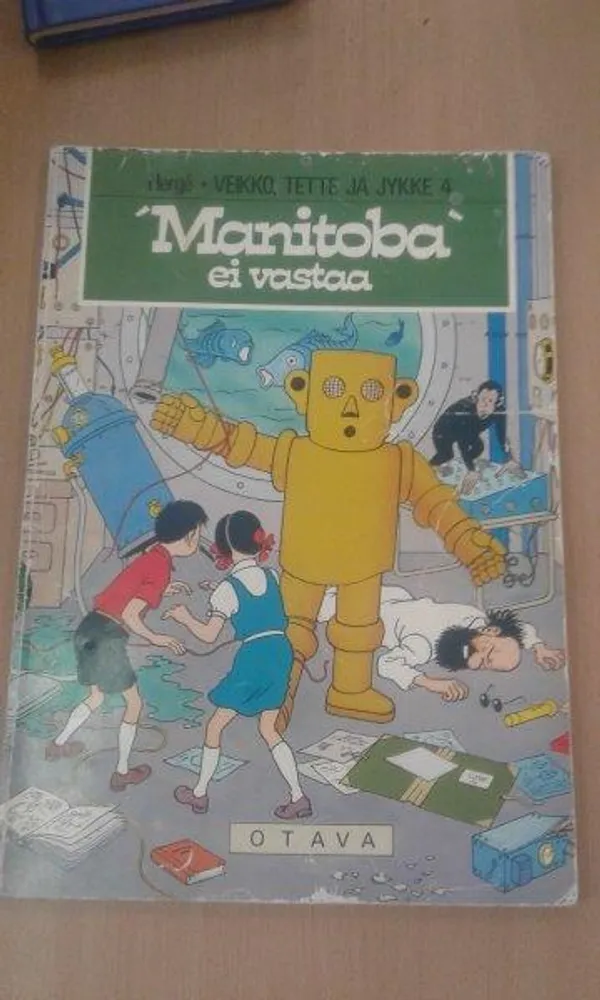 Veikko, Tette ja Jykke 4 - Manitoba ei vastaa - Herge | Divari Kaleva | Osta Antikvaarista - Kirjakauppa verkossa