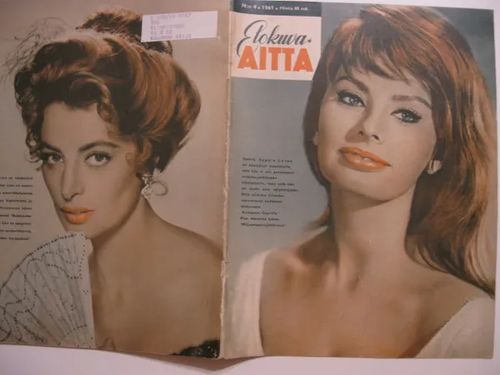 Elokuva-Aitta 1961 / 4 - Kansik,Sophia Loren - Kivitie Valma Päätoim, | Brahen Antikvariaatti | Osta Antikvaarista - Kirjakauppa verkossa