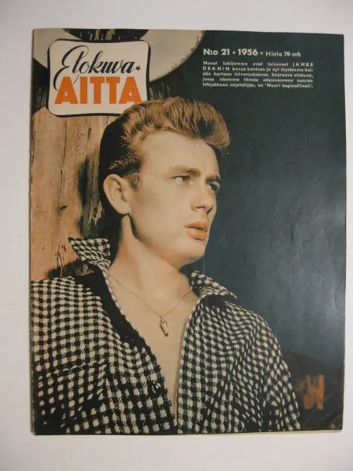 Elokuva-Aitta 1956 / 21 - Kansik, James Dean - Kivitie Valma Päätoim, | Brahen Antikvariaatti | Osta Antikvaarista - Kirjakauppa verkossa