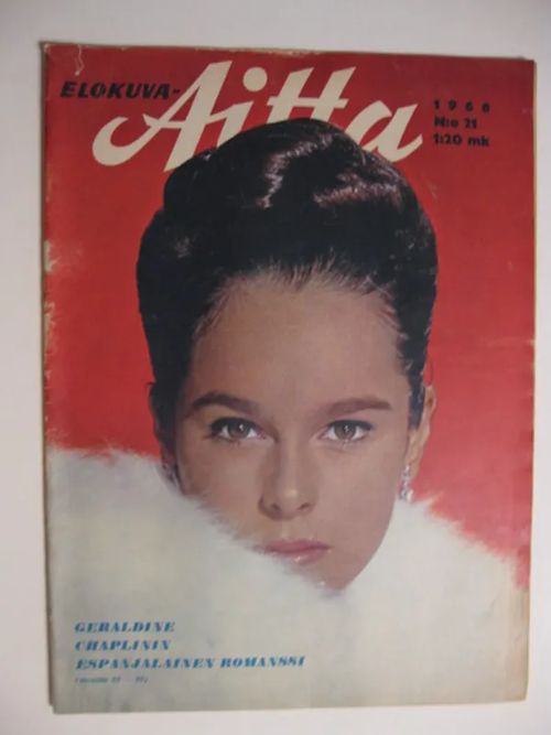 Elokuva-Aitta 1966 / 21 - Kansik,Geraldine Chaplin | Brahen Antikvariaatti | Osta Antikvaarista - Kirjakauppa verkossa