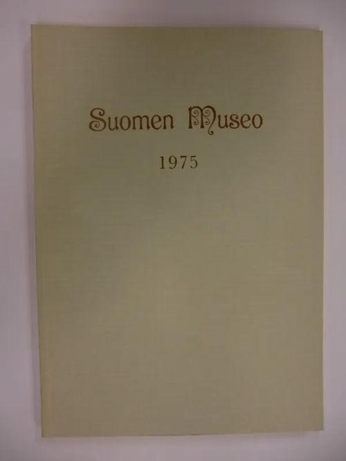 Suomen museo 1975 [Mm: Patamyllyt + Vantaan Kilterin hautalöydöt + Siviilivirkamiekkamme + Koipikengät ] | Brahen Antikvariaatti | Osta Antikvaarista - Kirjakauppa verkossa