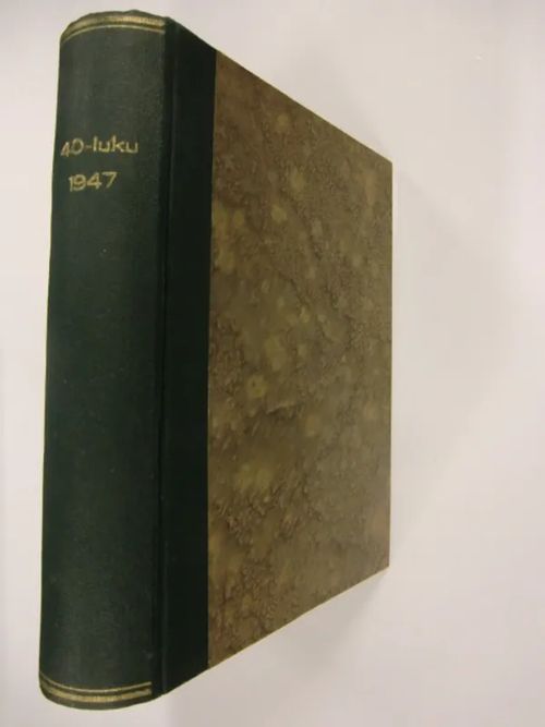 40-luku edistyksellinen kulttuurielämän aikakauskirja 1947 vsk.+ kirjailjaryhmä Kiilan albumi IV 1944 | Brahen Antikvariaatti | Osta Antikvaarista - Kirjakauppa verkossa