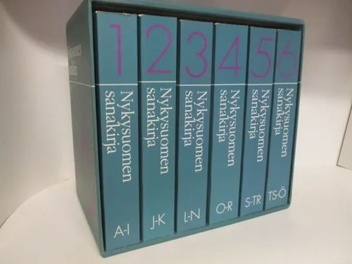 Nykysuomen sanakirja 1-6 Lyhentämätön kansanpainos - kotelossa - Sadeniemi  Matti toim, | Brahen Antikvariaatti | Osta Antikvaarista -