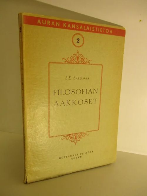 Filosofian aakkoset - Auran kansalaistietoa 2 - Salomaa J. E. | Brahen  Antikvariaatti | Osta Antikvaarista - Kirjakauppa verkossa