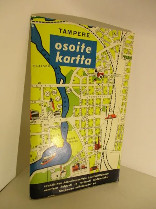 Tampere osoitekartta - Airola Antti toim, | Brahen Antikvariaatti | Osta Antikvaarista - Kirjakauppa verkossa