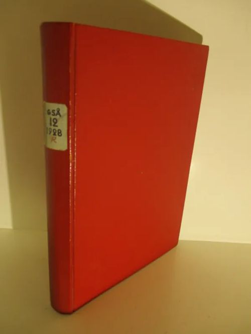 Suomen Sukututkimusseuran vuosikirja XII 1928 - Durchman Otto (toim.) | Brahen Antikvariaatti | Osta Antikvaarista - Kirjakauppa verkossa