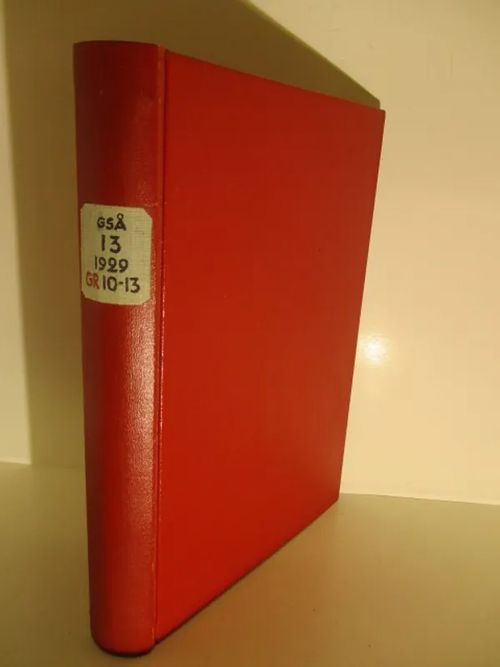 Suomen Sukututkimusseuran vuosikirja XIII = Genealogiska samfundets i Finland årsskrift XIII [Sis. mm. Björkman: Suomen kaupunkien vanhoja perunkirjoituksia - Bouppteckningar från äldre tider i Finlands städer I. Jakonstad 1706-1800 137s., Björkman & Hedman: Äldre köpmanssläkter i Kristinestad 1. Backmann 2. Berg 3. Björkman 4. Brunck 5. Holmström 6. Lebell, Le Bell 7. Sundman 8. Uddman 95s.] | Brahen Antikvariaatti | Osta Antikvaarista - Kirjakauppa verkossa