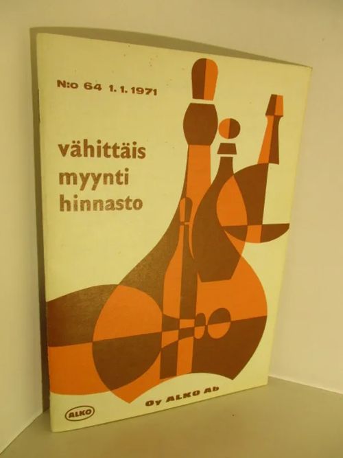 Alko vähittäismyynti hinnasto 1971 n:o 64 | Brahen Antikvariaatti | Osta Antikvaarista - Kirjakauppa verkossa