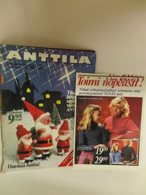 Anttila Postimyyntikuvasto 1982 / 7. 12.12.1982 saakka. .- Anttila tavaraluettelo | Brahen Antikvariaatti | Osta Antikvaarista - Kirjakauppa verkossa