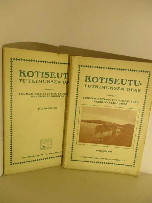 Kotiseutututkimuksen opas I-II [Sis. mm. Sakari Pälsi: Valokuvauskone kotiseutututkijan käsissä 13s.] | Brahen Antikvariaatti | Osta Antikvaarista - Kirjakauppa verkossa