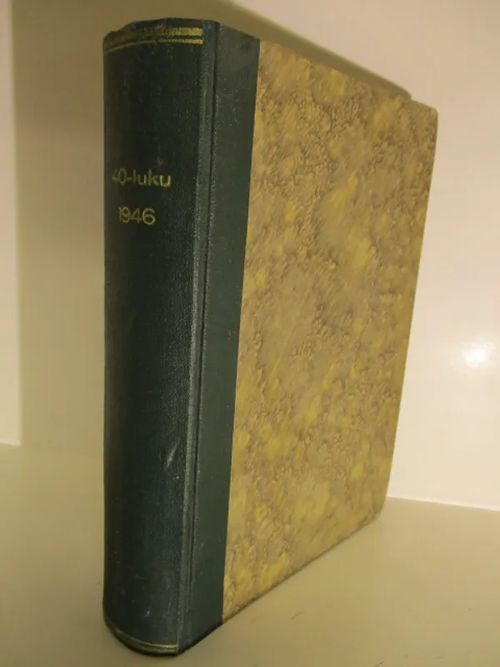 40-luku edistyksellinen kulttuurielämän aikakauskirja 1946 | Brahen Antikvariaatti | Osta Antikvaarista - Kirjakauppa verkossa