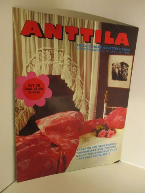 Anttila Postimyyntikuvasto / Anttila tavaraluettelo 1972 / 1 | Brahen Antikvariaatti | Osta Antikvaarista - Kirjakauppa verkossa