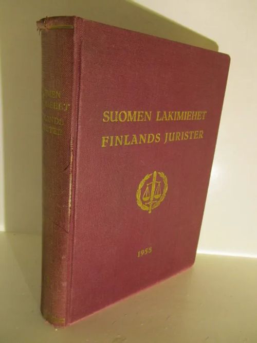 Suomen lakimiehet 1958 - Finlands jurister 1958 | Brahen Antikvariaatti |  Antikvaari - kirjakauppa verkossa