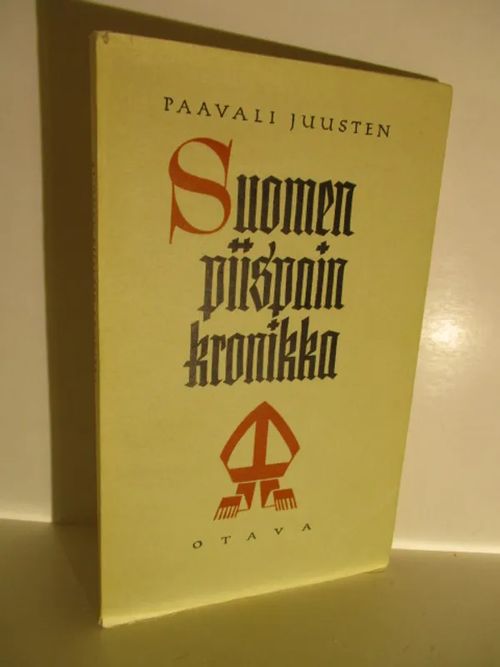 Suomen piispain kronikka - Justen Paavali | Brahen Antikvariaatti | Osta Antikvaarista - Kirjakauppa verkossa