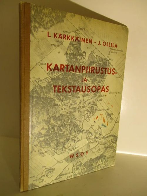 Kartanpiirustus- ja tekstausopas - Kärkkäinen L. - Ollila J. | Brahen  Antikvariaatti | Osta Antikvaarista - Kirjakauppa verkossa