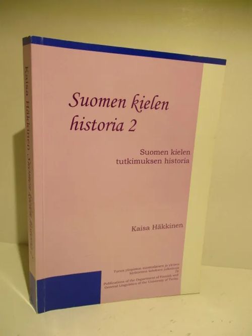 Suomen kielen historia 2. Suomen kielen tutkimuksen historia - Häkkinen Kaisa | Brahen Antikvariaatti | Osta Antikvaarista - Kirjakauppa verkossa