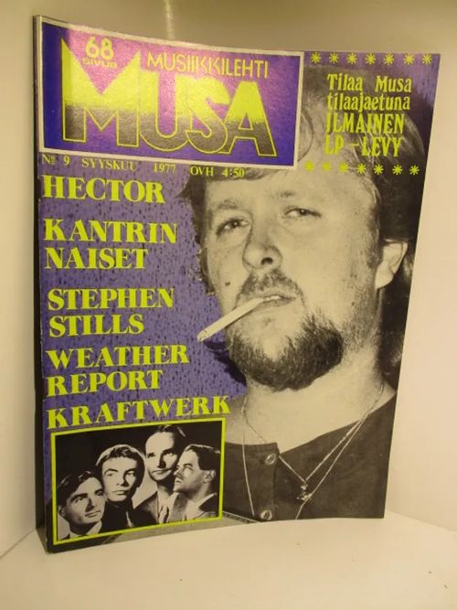 Musa 1977 / 9 - musiikkilehti | Brahen Antikvariaatti | Osta Antikvaarista - Kirjakauppa verkossa