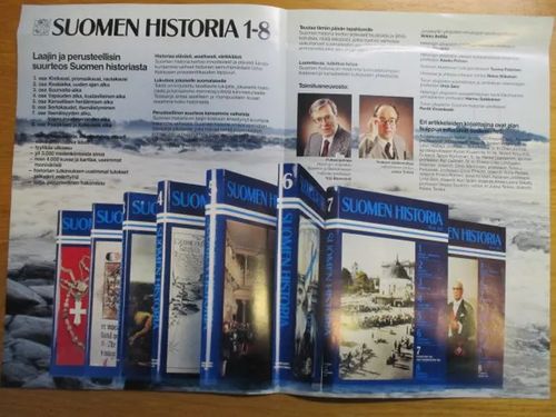 Suomen historia 1-8 : Kivikausi, pronssikausi ja rautakauden alku, keski-  ja myöhäisrautakausi ; Keskiaika, Uuden ajan alku ;