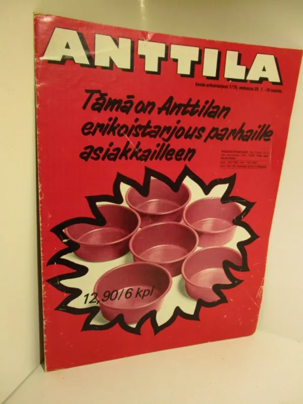 Anttila Postimyyntikuvasto 1976 / 7 - Anttila tavaraluettelo | Brahen Antikvariaatti | Osta Antikvaarista - Kirjakauppa verkossa