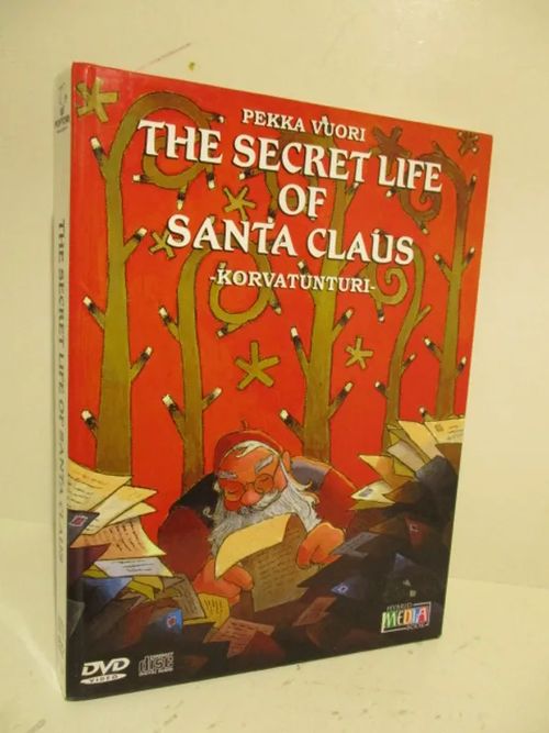 The secret life of Santa Claus Korvatunturi - kirja + cd/cd-rom + DVD -  Pekka Vuori