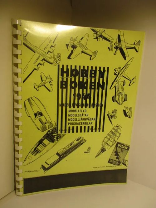 Hobby-boken 1944 - Modellbyggarnas Arsbok - Modellflyg, Modellbatar, Pojkracerbilar, Modelljarnvagar - Lennart Sundström | Brahen Antikvariaatti | Osta Antikvaarista - Kirjakauppa verkossa