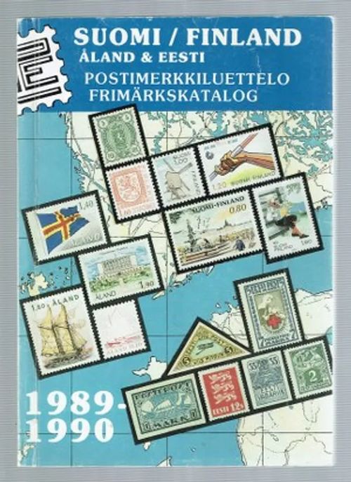 Postimerkkiluettelo 1989-1990 : Åland & Eesti | Päijänne Antikvariaatti Oy | Osta Antikvaarista - Kirjakauppa verkossa