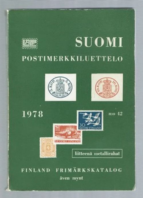 Postimerkkiluettelo N:o 42,1978 | Päijänne Antikvariaatti Oy | Osta Antikvaarista - Kirjakauppa verkossa