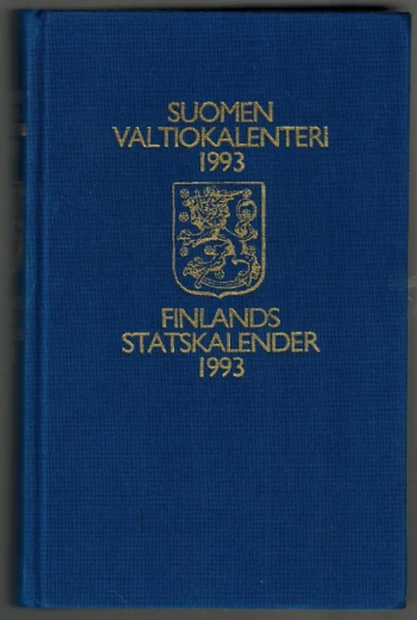 suomen valtiokalenteri 1993, Finland statskalender 1993 | Päijänne Antikvariaatti Oy | Osta Antikvaarista - Kirjakauppa verkossa