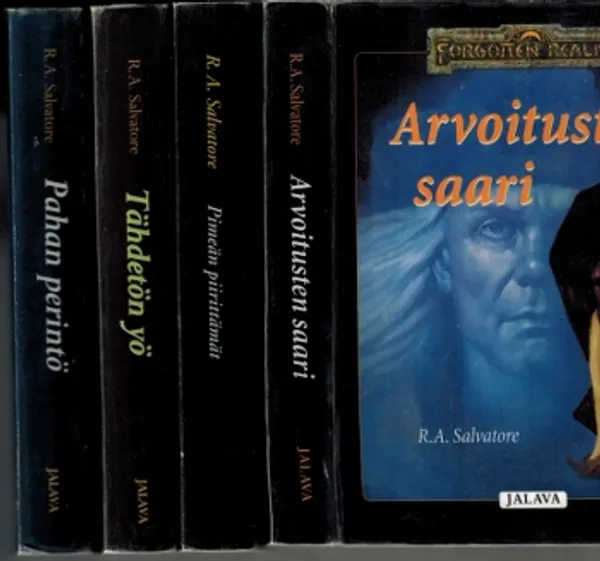 Drowin perintö 1-4 : Pahan perintö ; Tähdetön yö ; Pimeän piirittämät ; Arvoitusten saari - Salvatore R. A. | Päijänne Antikvariaatti Oy | Osta Antikvaarista - Kirjakauppa verkossa