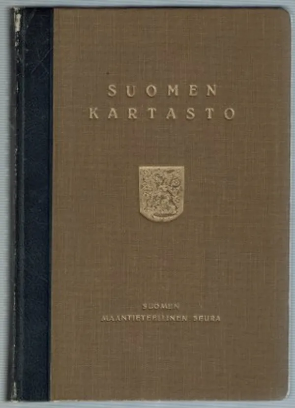 Suomen kartasto 1925. Teksti | Päijänne Antikvariaatti Oy | Osta Antikvaarista - Kirjakauppa verkossa