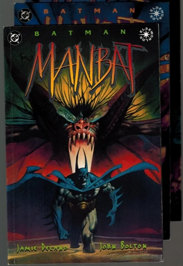 Batman : Manbat 1-3 - Delano Jamie / Bolton John | Päijänne Antikvariaatti Oy | Osta Antikvaarista - Kirjakauppa verkossa