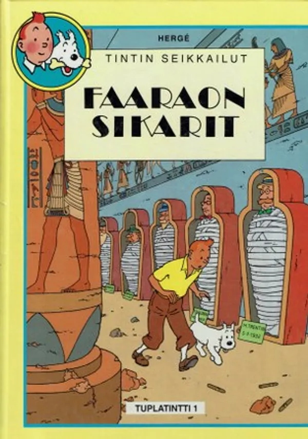 Faaraon sikarit ja sininen lootus - Hergé | Päijänne Antikvariaatti Oy | Osta Antikvaarista - Kirjakauppa verkossa