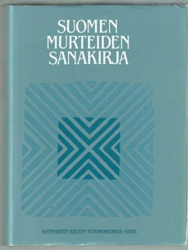 Suomen murteiden sanakirja V ja-kakuttaa - Vilppula Matti (päätoim.) | Päijänne Antikvariaatti Oy | Osta Antikvaarista - Kirjakauppa verkossa