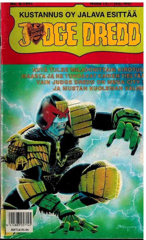 Judge Dredd 1991-06 | Vilikka Oy | Osta Antikvaarista - Kirjakauppa verkossa